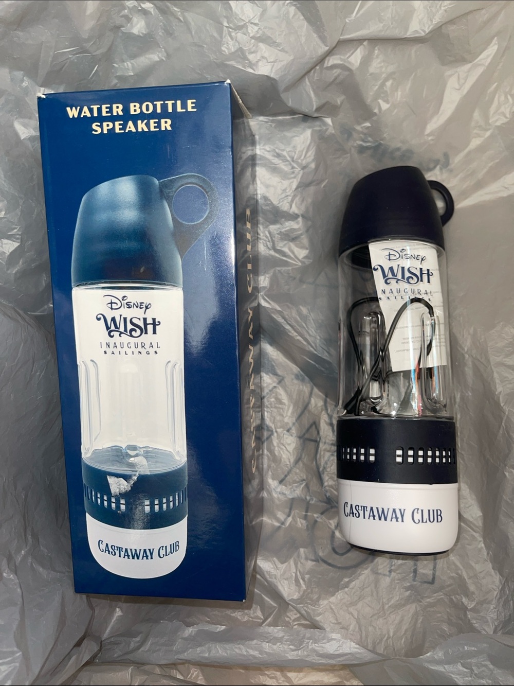 Disney Cruise Wish Inaugural Sailing Castaway Bottle Bluetooth